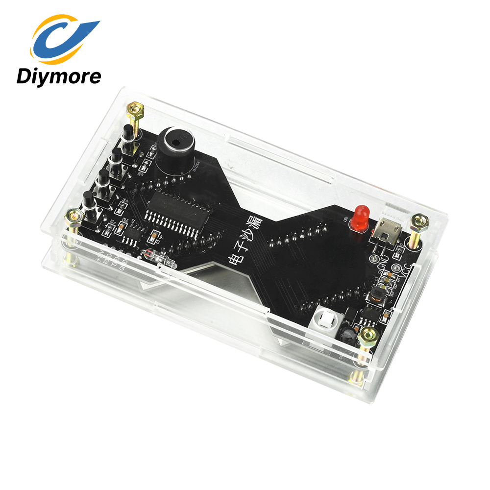 Diy Electronics Game - Electronic LED Dot Matrix Hourglass DIY