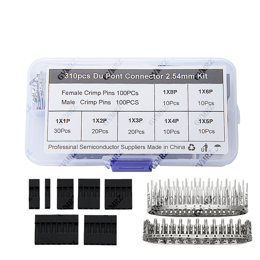 Diy Electronics Websites - 310PCS/BOX 2.54mm Male+Female Dupont Wire Jumper