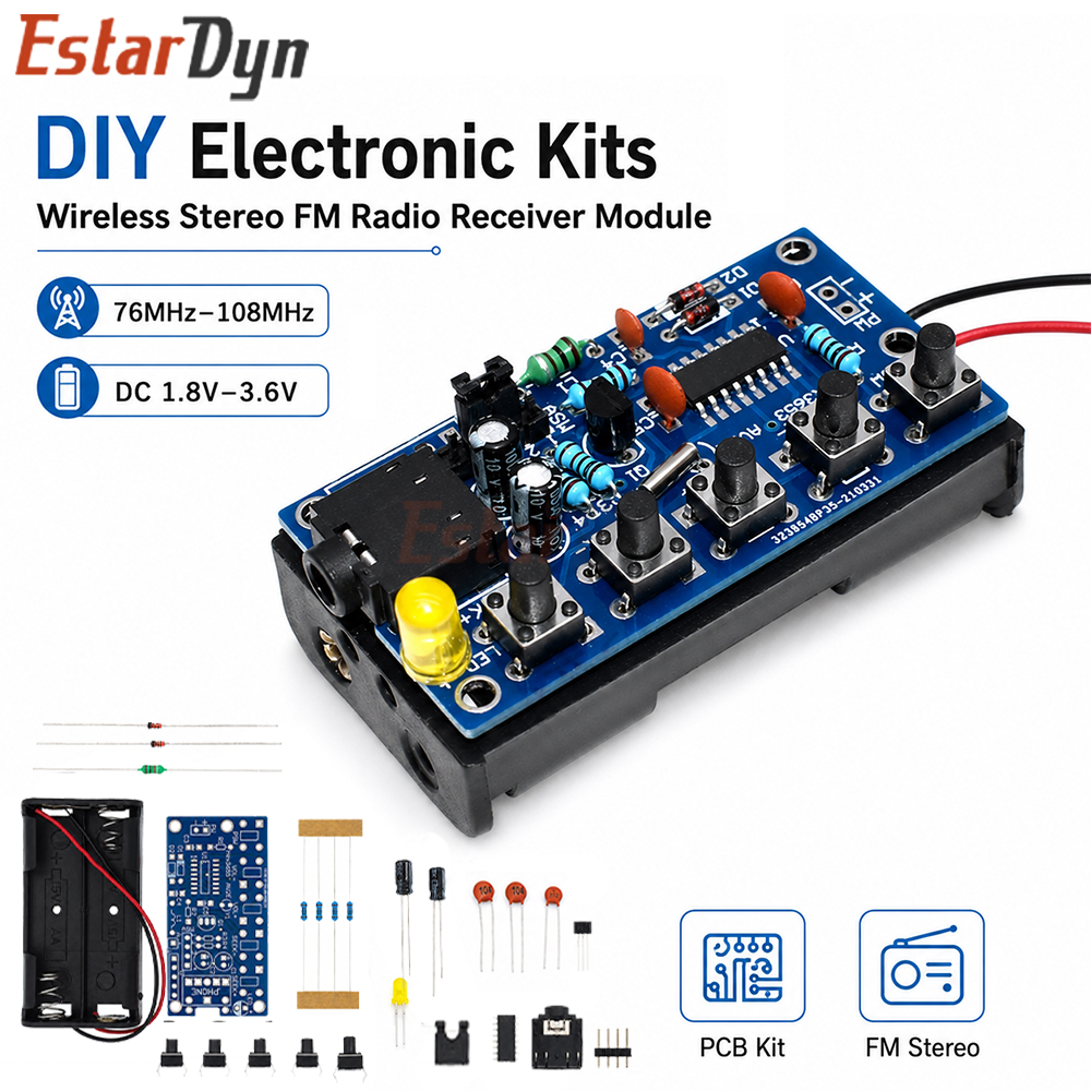 Diy Electronics Hobby - Estardyn DIY FM Radio Receiver Kit