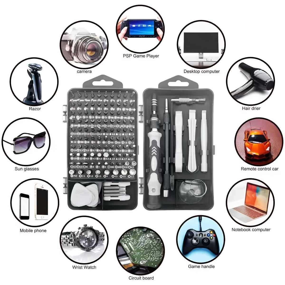 115in1 Screwdriver Bit Set, Hi - огляд і ціна Diy Home Electronics Projects