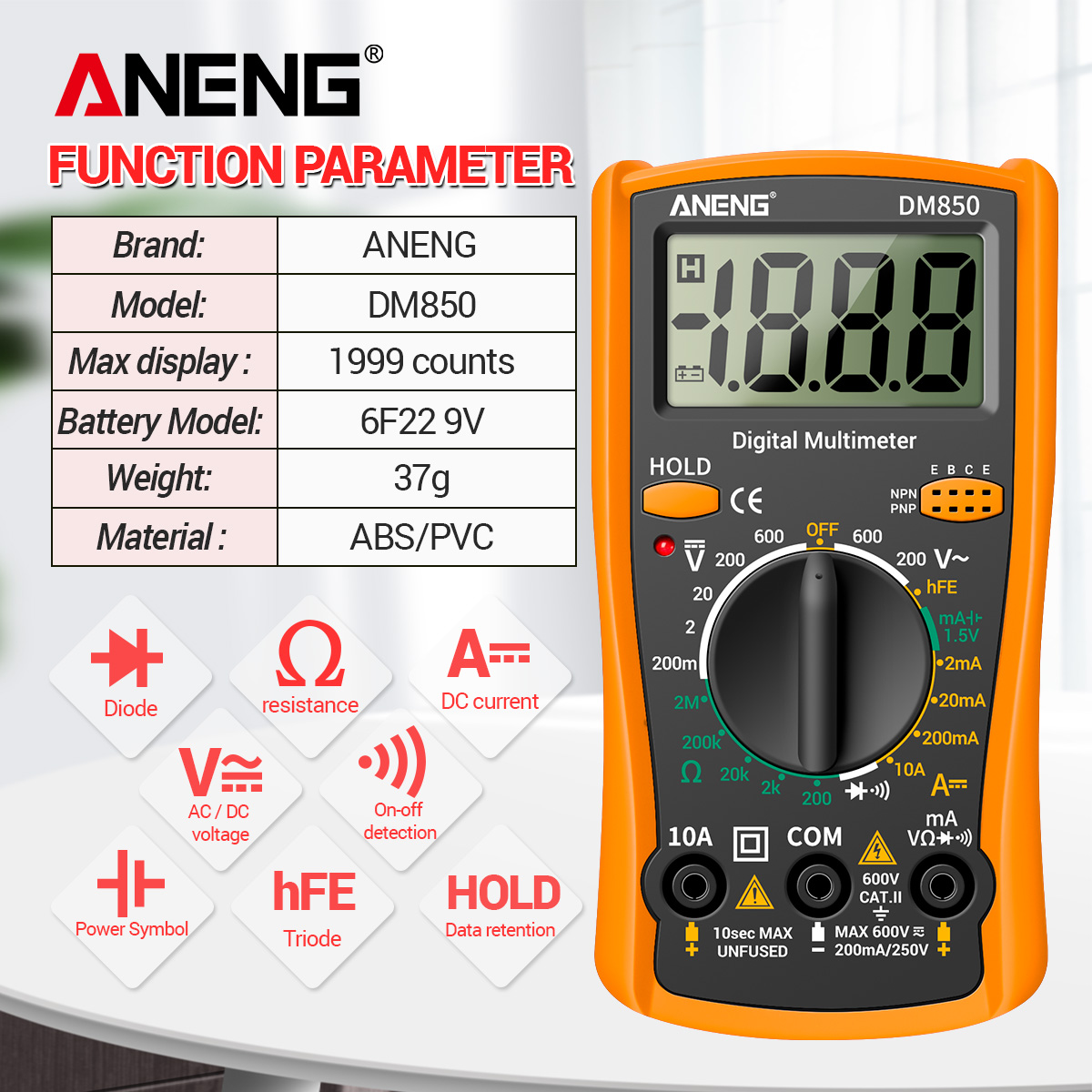 Multi functional digital displ - огляд і ціна Multimeter Digital