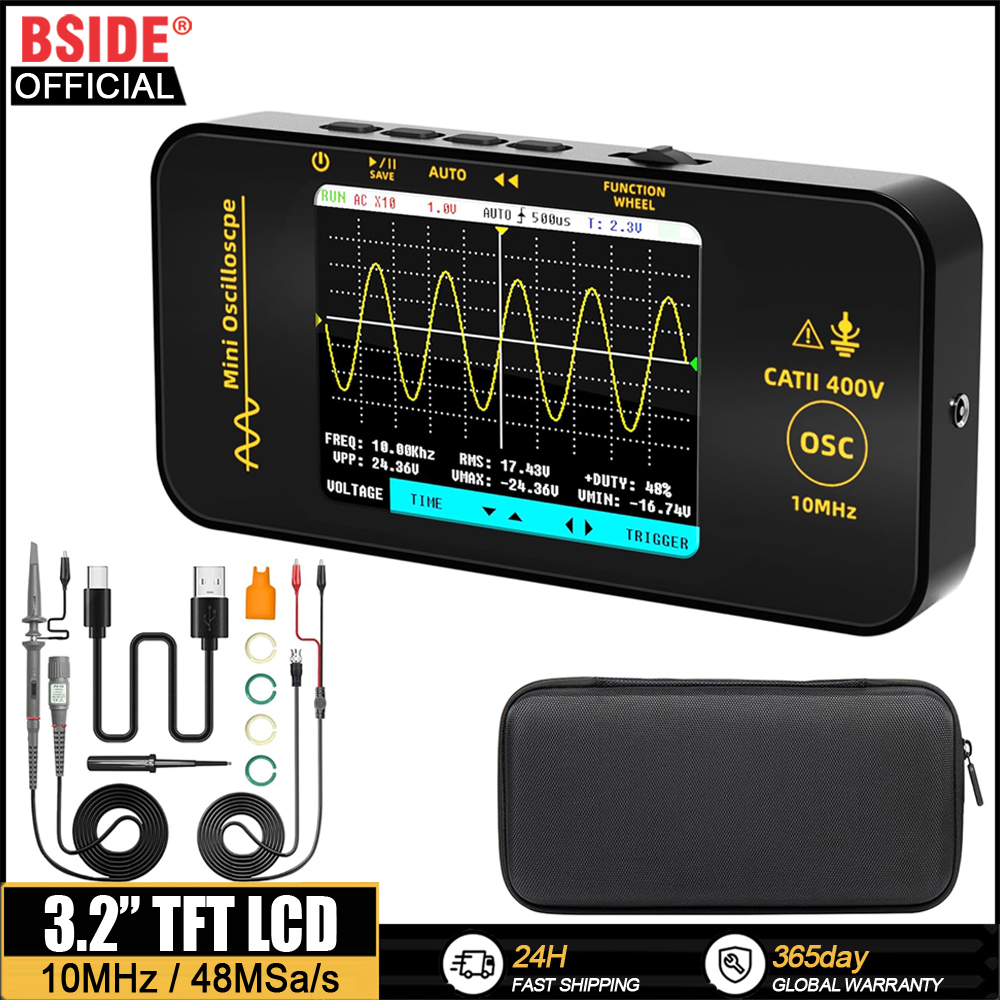 BSIDE OT3 Handheld Oscilloscop - огляд і ціна Oscilloscope Dso Mini