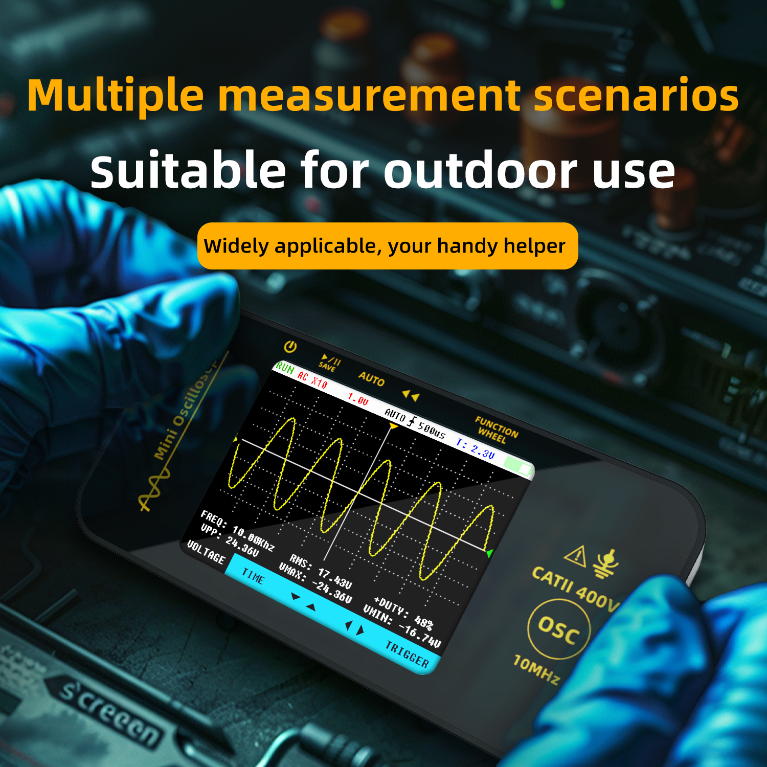 BSIDE OT3 Handheld Oscilloscop - огляд і ціна Oscilloscope Dso Mini