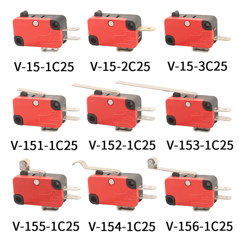 5pcs Travel Limit Switch Micro - огляд і ціна Push Button Tactile