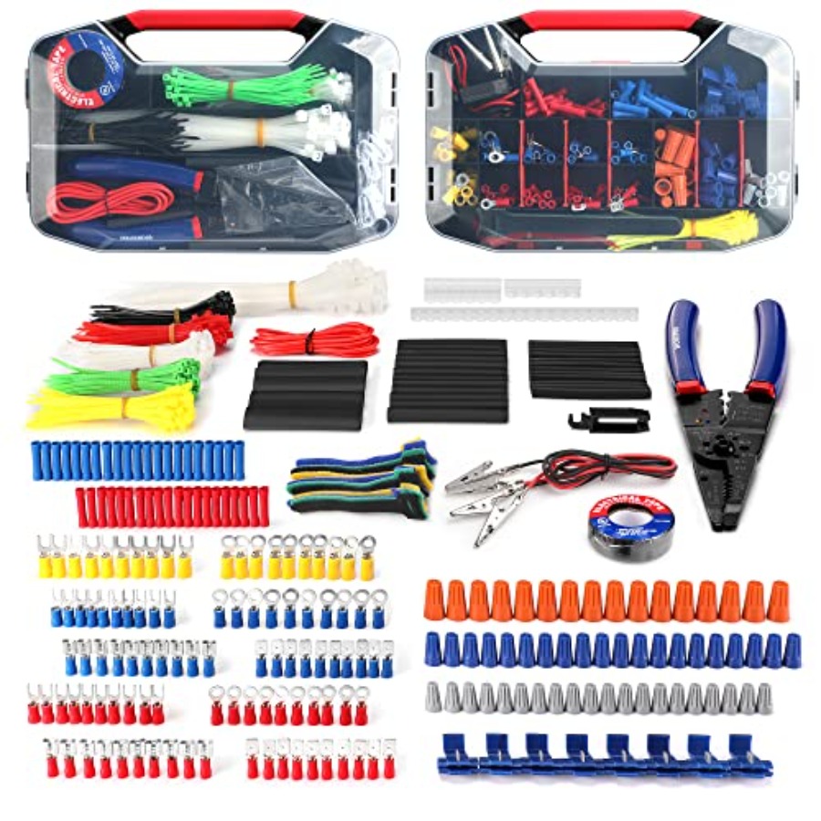 582-Piece Heat Shrink Wire Con - огляд і ціна Wire Stripper Cutter