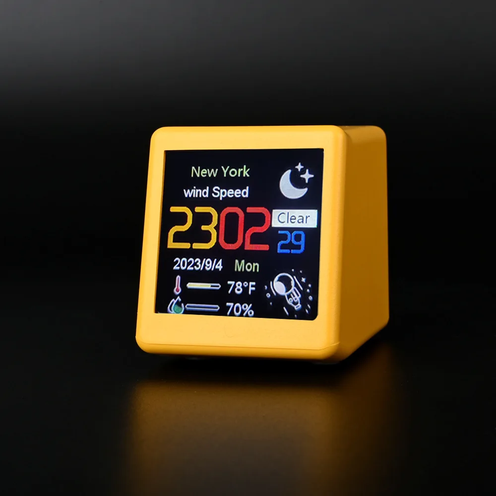 MINI Size Smart WIFI Weather S - огляд і ціна Diy Electronics Desk