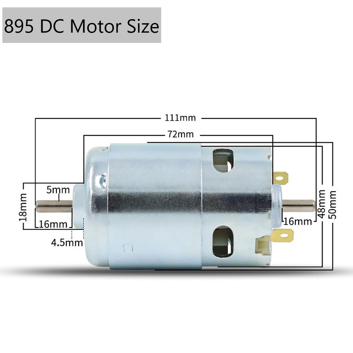 775 795 895 DC Motor 12V Dual  - огляд і ціна Diy Electronics For Kids