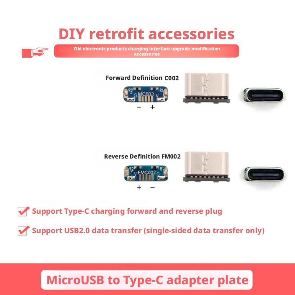 5pcs M85K Micro USB to Type C  - огляд і ціна Diy Electronics Hobby