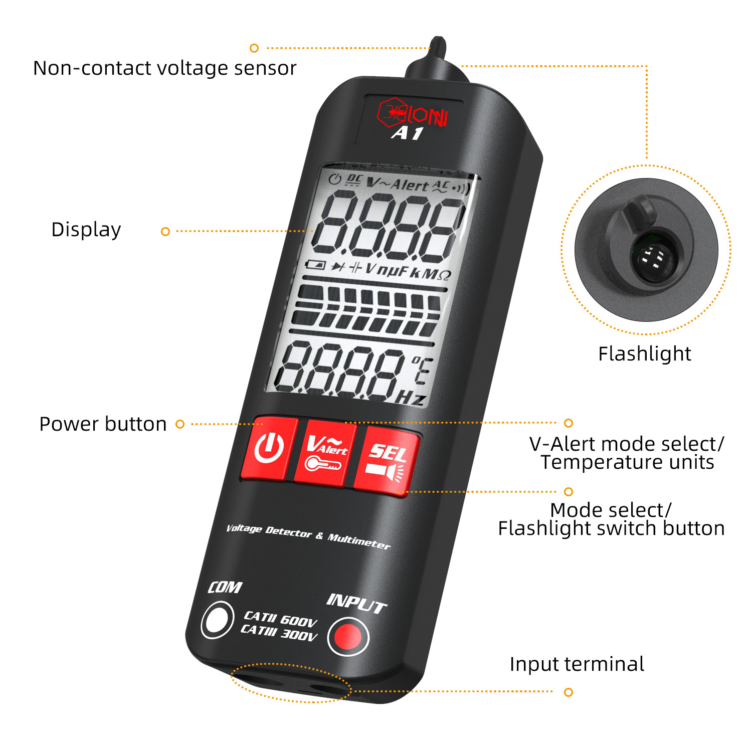 Digital Multimeter Smart Voltm - огляд і ціна Multimeter Digital
