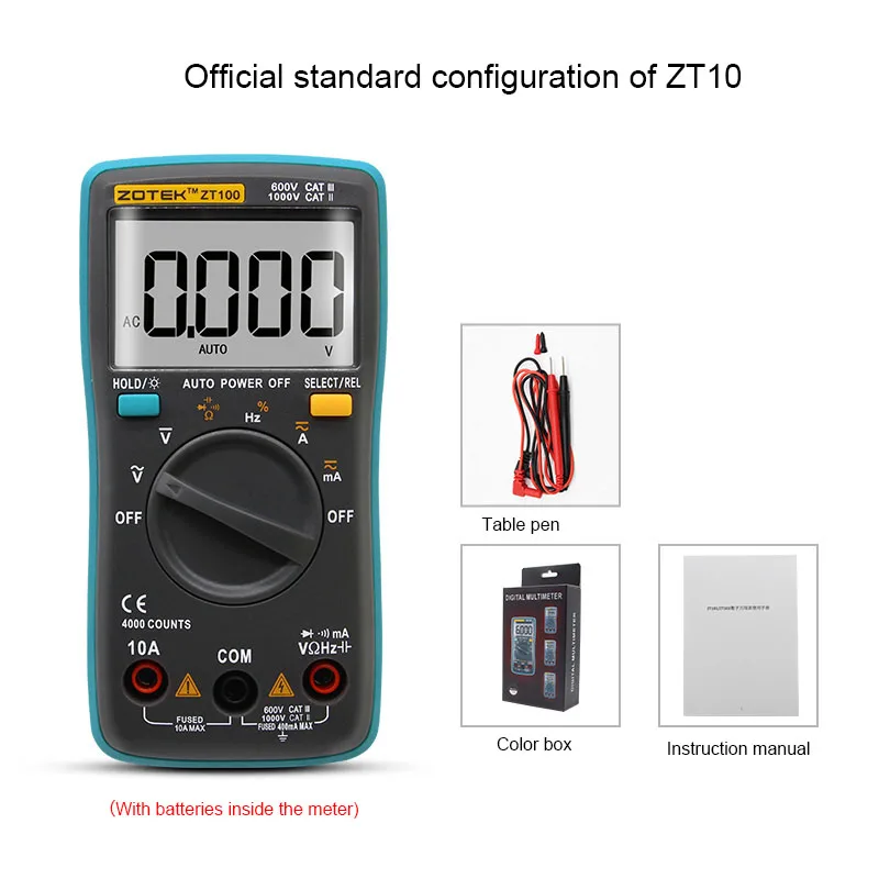 【Hot】ZOTEK ZT100 Digital Multi - огляд і ціна Multimeter Digital