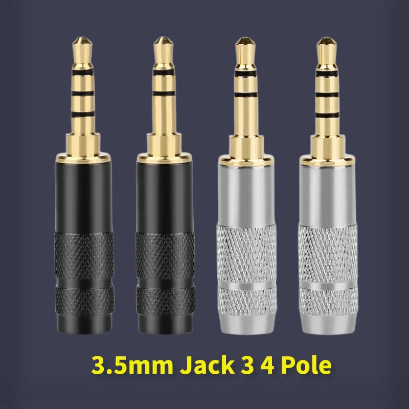 DIY 3.5mm Jacks Audio Plug 3 4 - огляд і ціна Diy Electronics Hobby