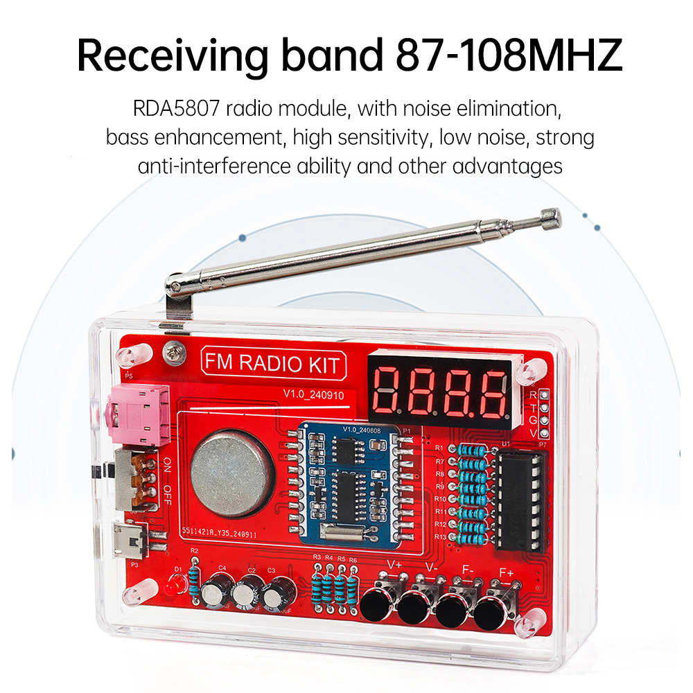  RDA5807 DIY FM Radio Electro - огляд і ціна Diy Electronics Game