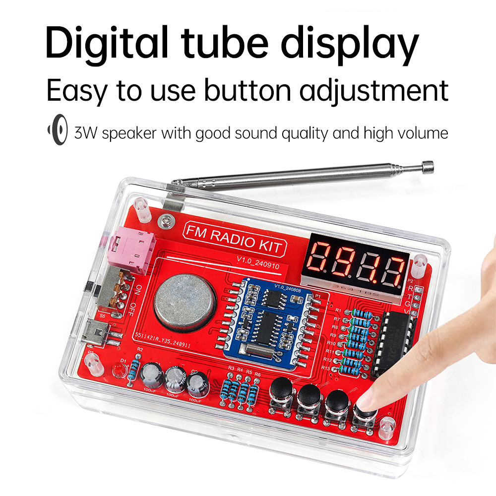  RDA5807 DIY FM Radio Electro - огляд і ціна Diy Electronics Game