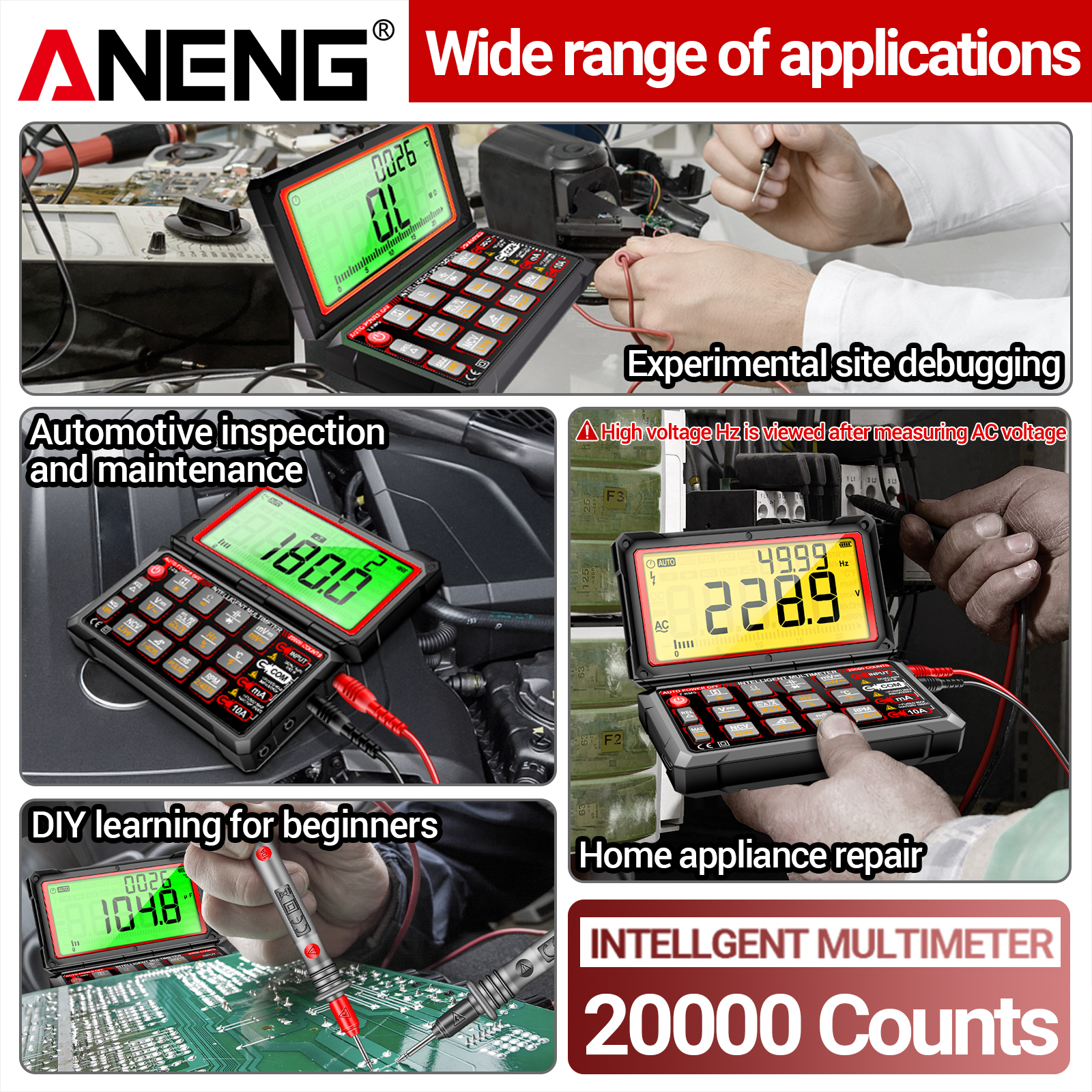 ANENG 623 Multifunctional Digi - огляд і ціна Multimeter Digital