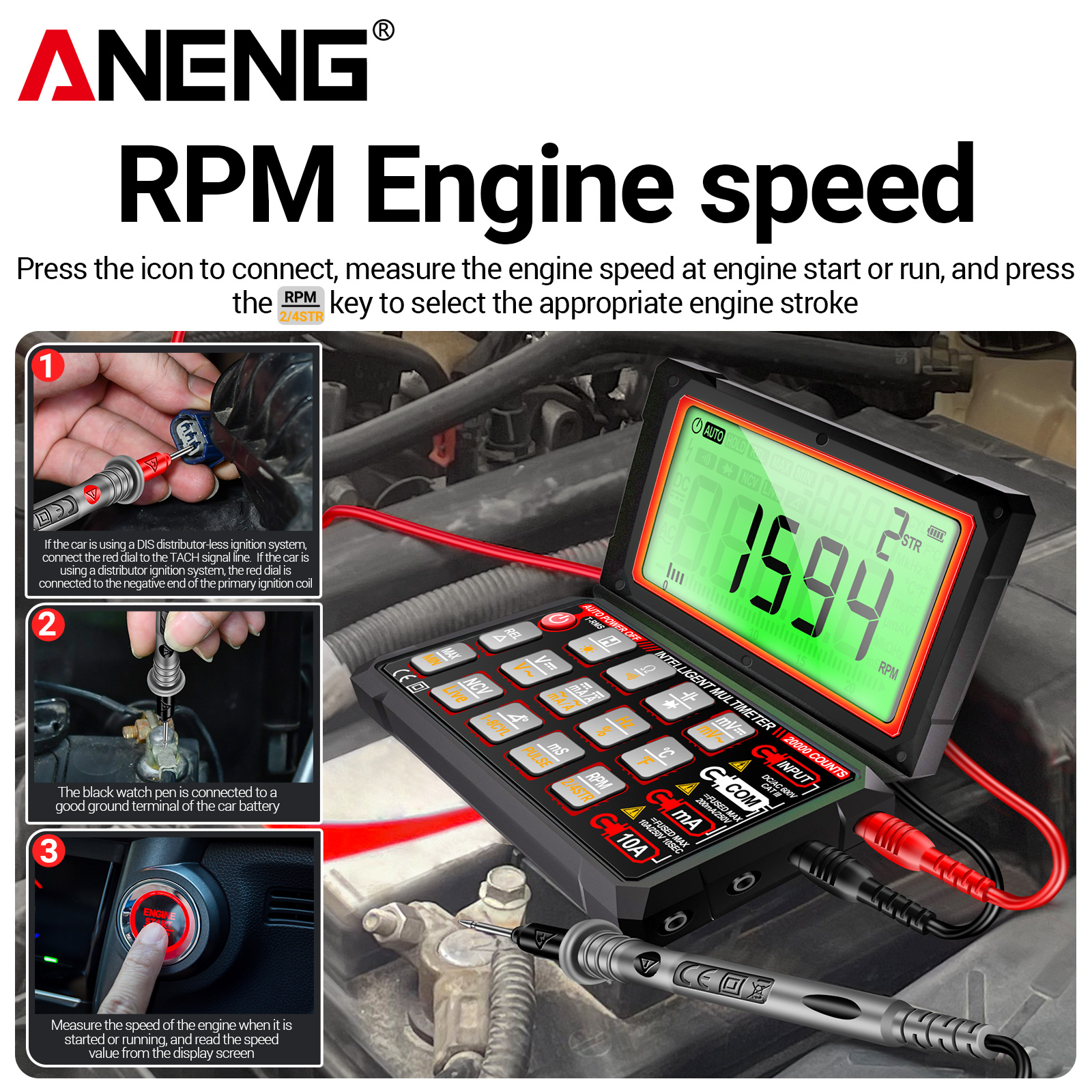 ANENG 623 Multifunctional Digi - огляд і ціна Multimeter Digital