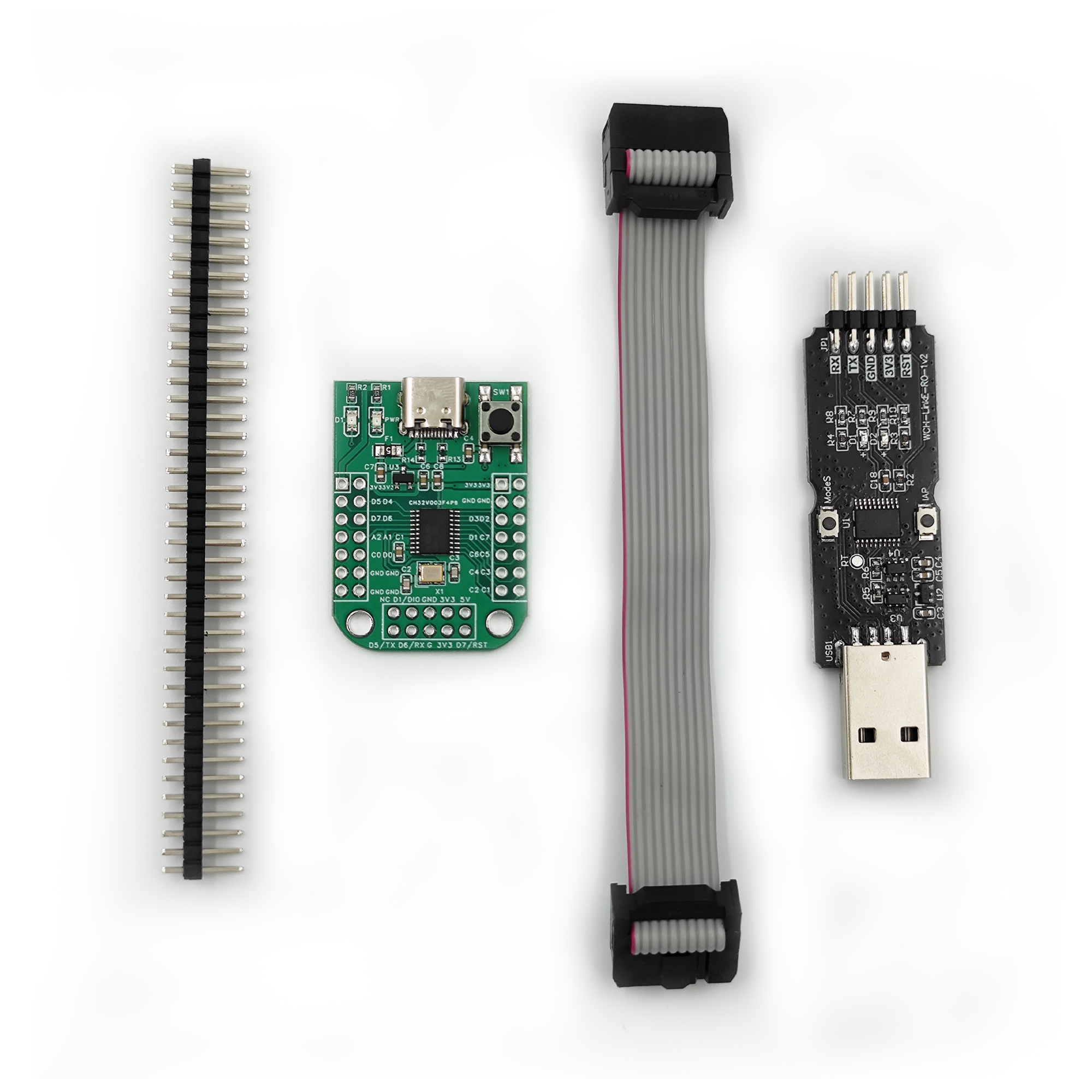 CH32V003 Kit 5IC Development B - огляд і ціна Diy Electronics Game