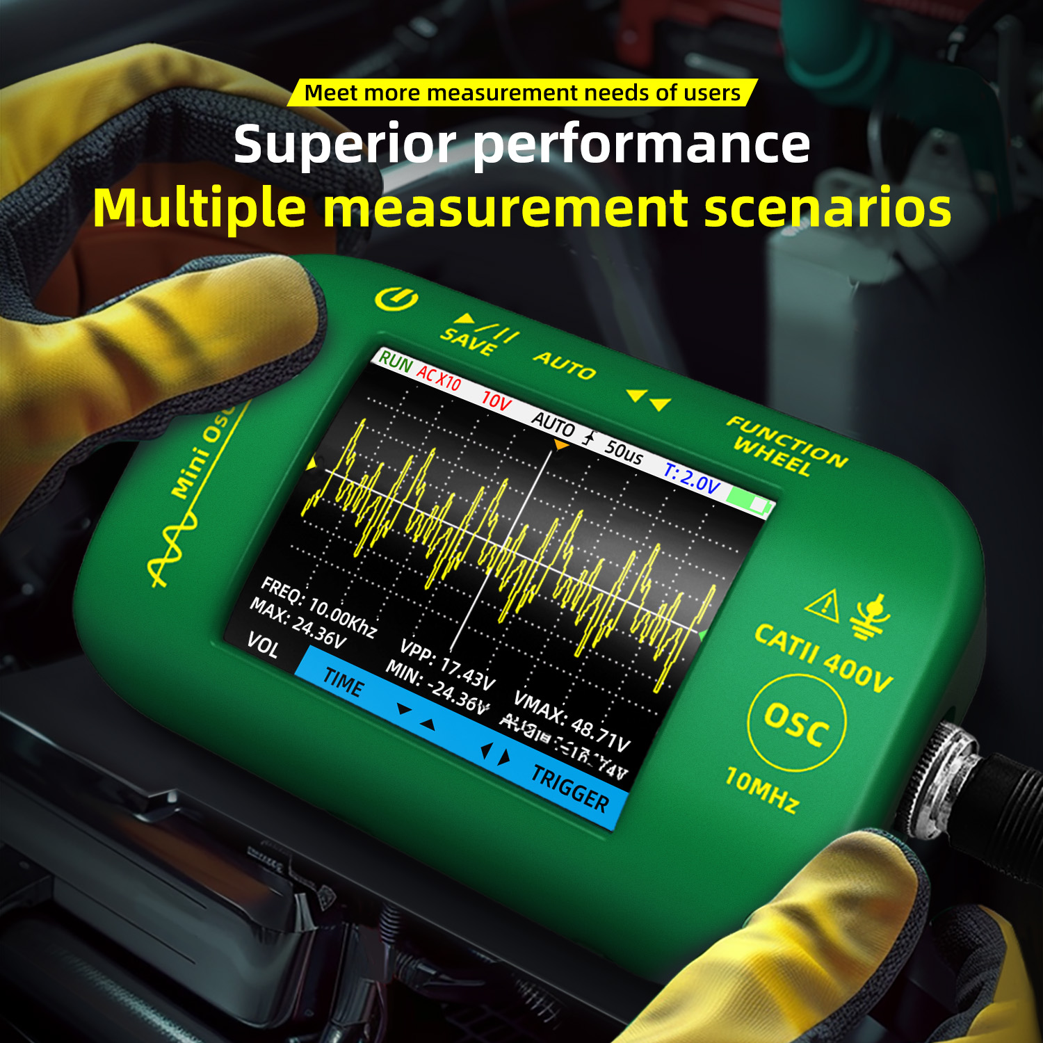 BSIDE Portable Oscilloscope 10 - огляд і ціна Oscilloscope Dso Mini
