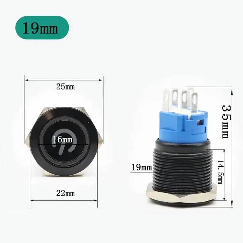 19mm Waterproof LED Light Anod - огляд і ціна Push Button Tactile
