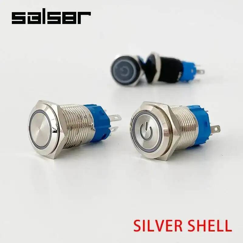 19mm Waterproof LED Light Anod - огляд і ціна Push Button Tactile