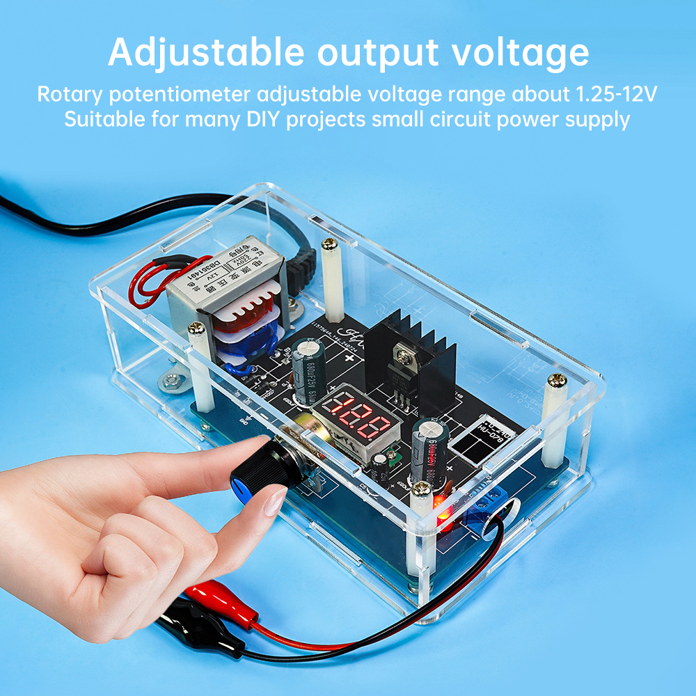 LM317 DC regulated adjustable  - огляд і ціна Diy Electronics Game