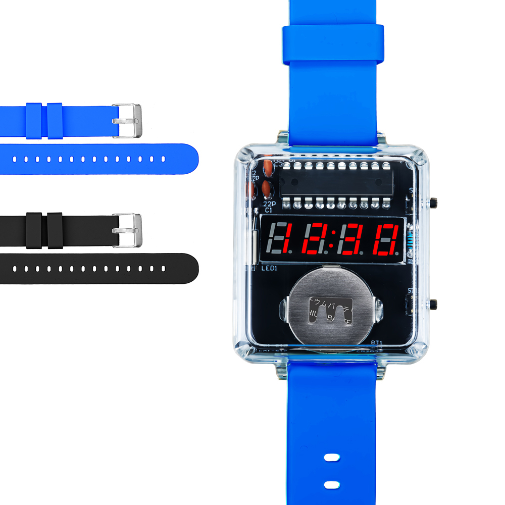 LED DIY Electronic Watch Kit D - огляд і ціна Diy Electronics Game