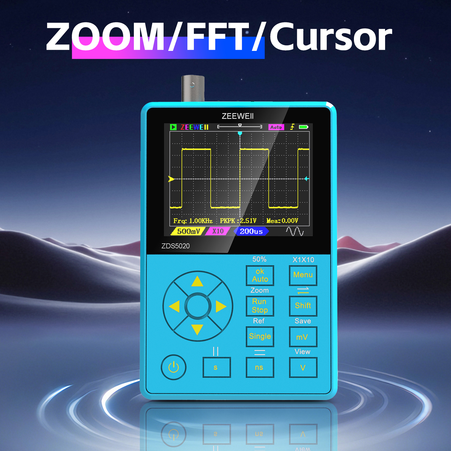 ZEEWEII New ZDS5020 Mini Handh - огляд і ціна Oscilloscope Dso Mini