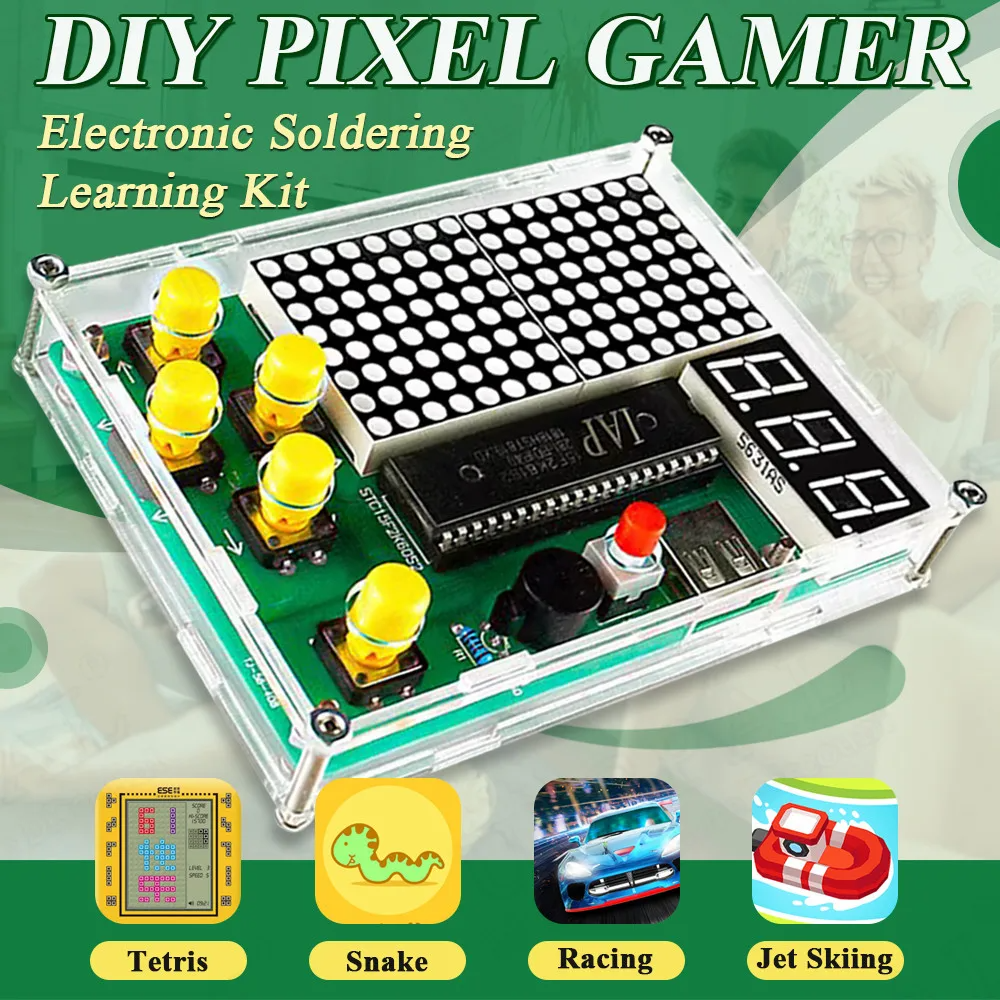 DIY Pixel Game Maker Kit Elect - огляд і ціна Diy Electronics Game