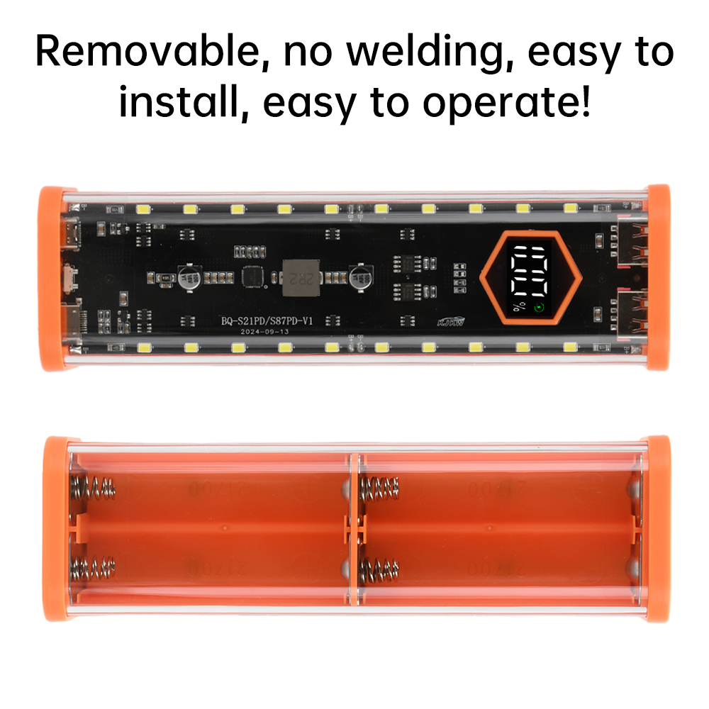 8*21700 Battery Case 22.5W Fas - огляд і ціна Diy Electronics Hobby