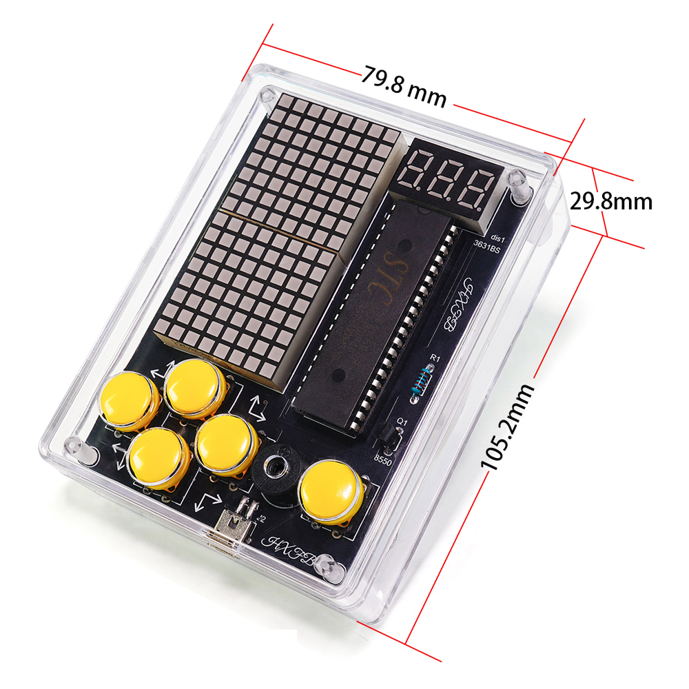 DIY Upgraded Pixel Game Consol - огляд і ціна Diy Electronics Game