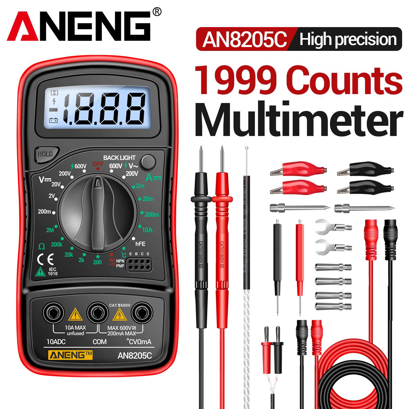ANENG AN8205C Handheld Multime - огляд і ціна Diy In Electronics