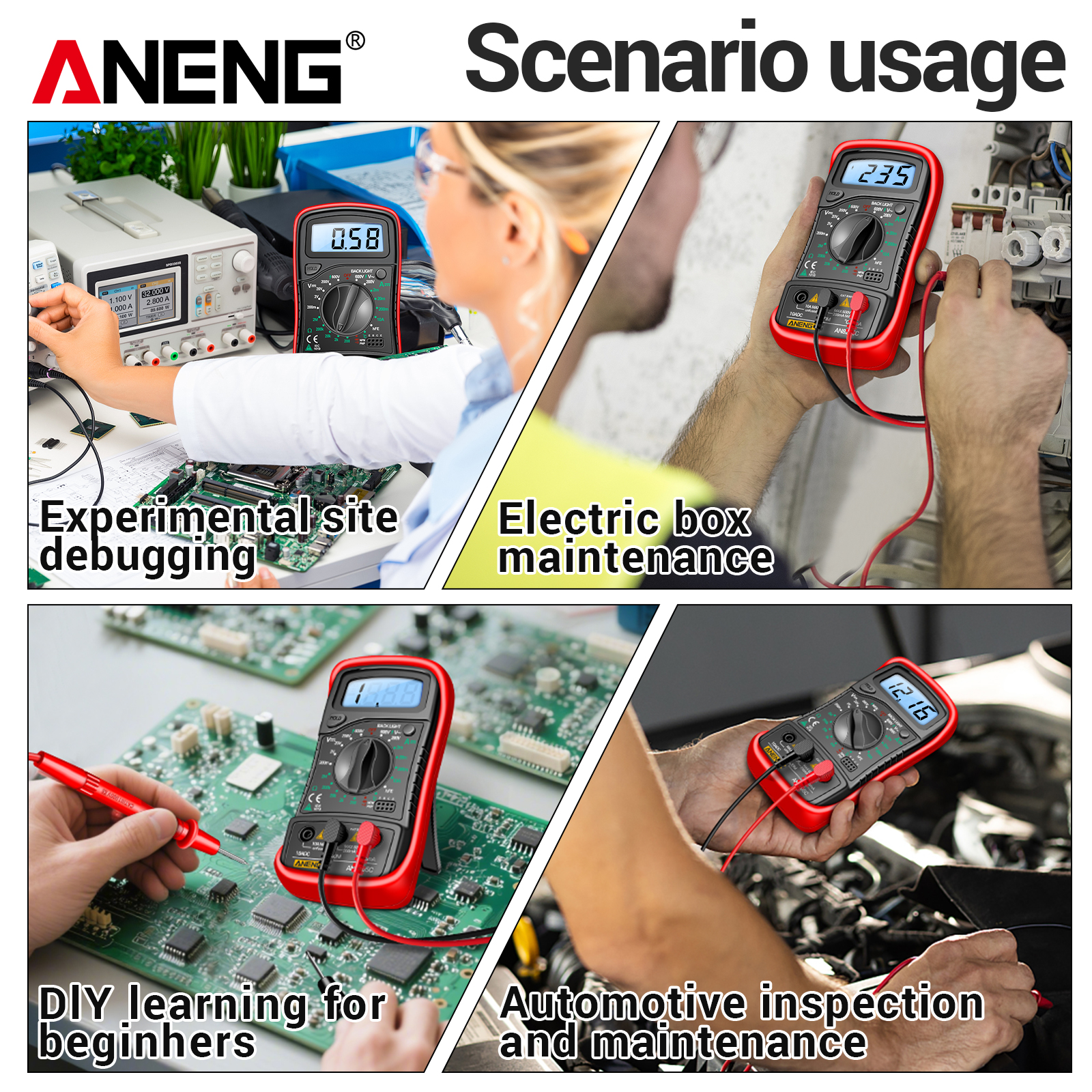 ANENG AN8205C Handheld Multime - огляд і ціна Diy In Electronics