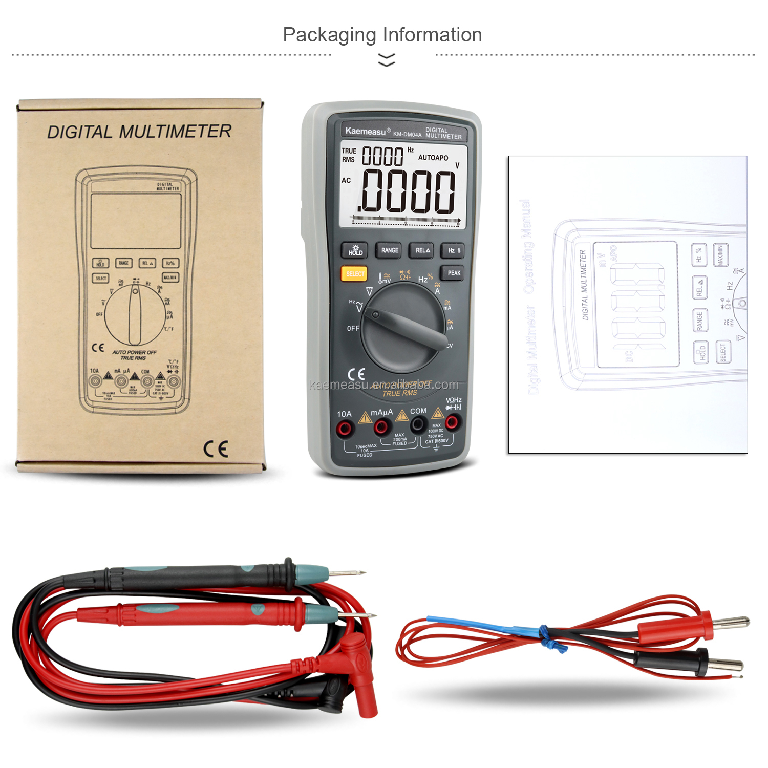 04A Clamp Meter AC DC Digital  - огляд і ціна Multimeter Digital