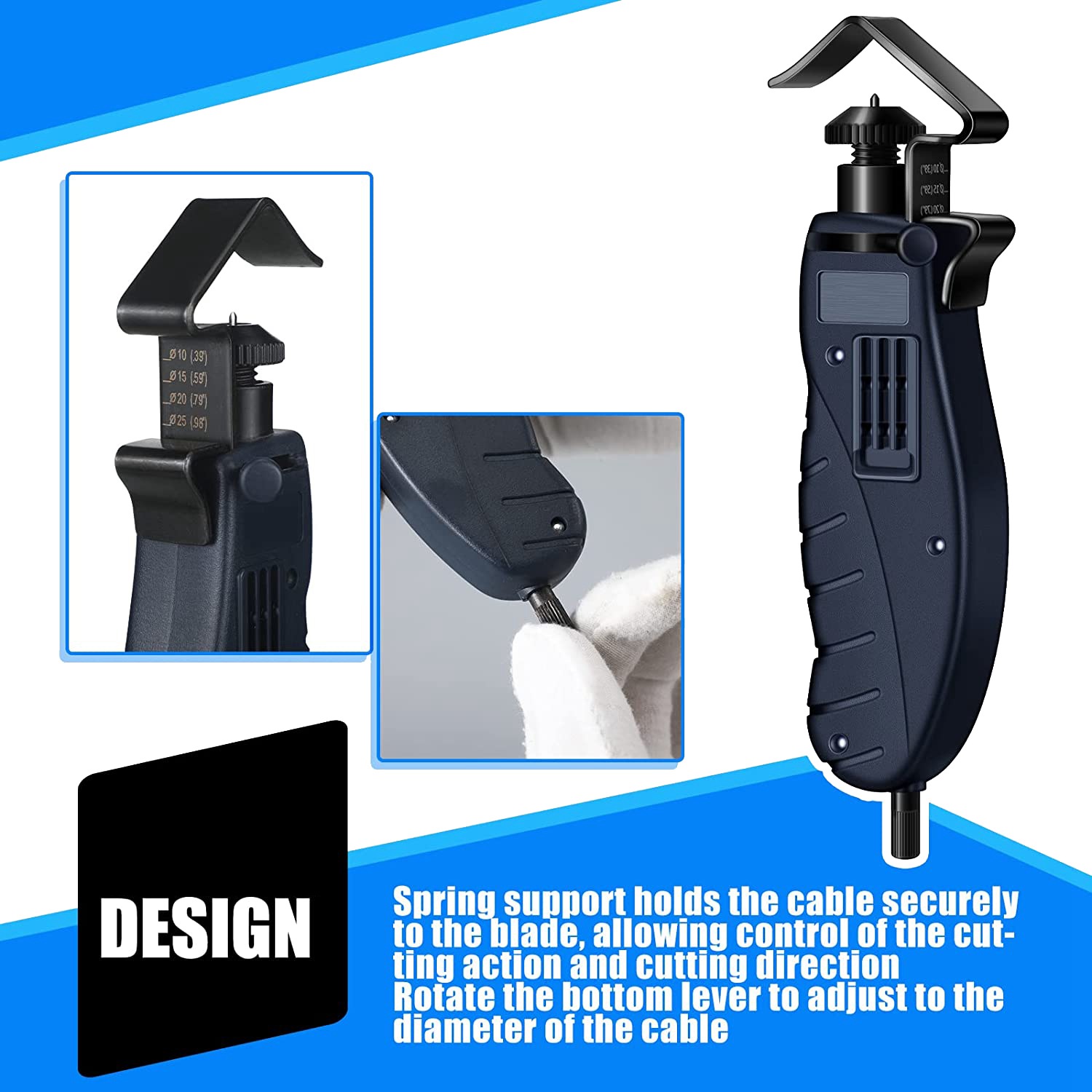 New Round Cable Stripper for F - огляд і ціна Wire Stripper Cutter