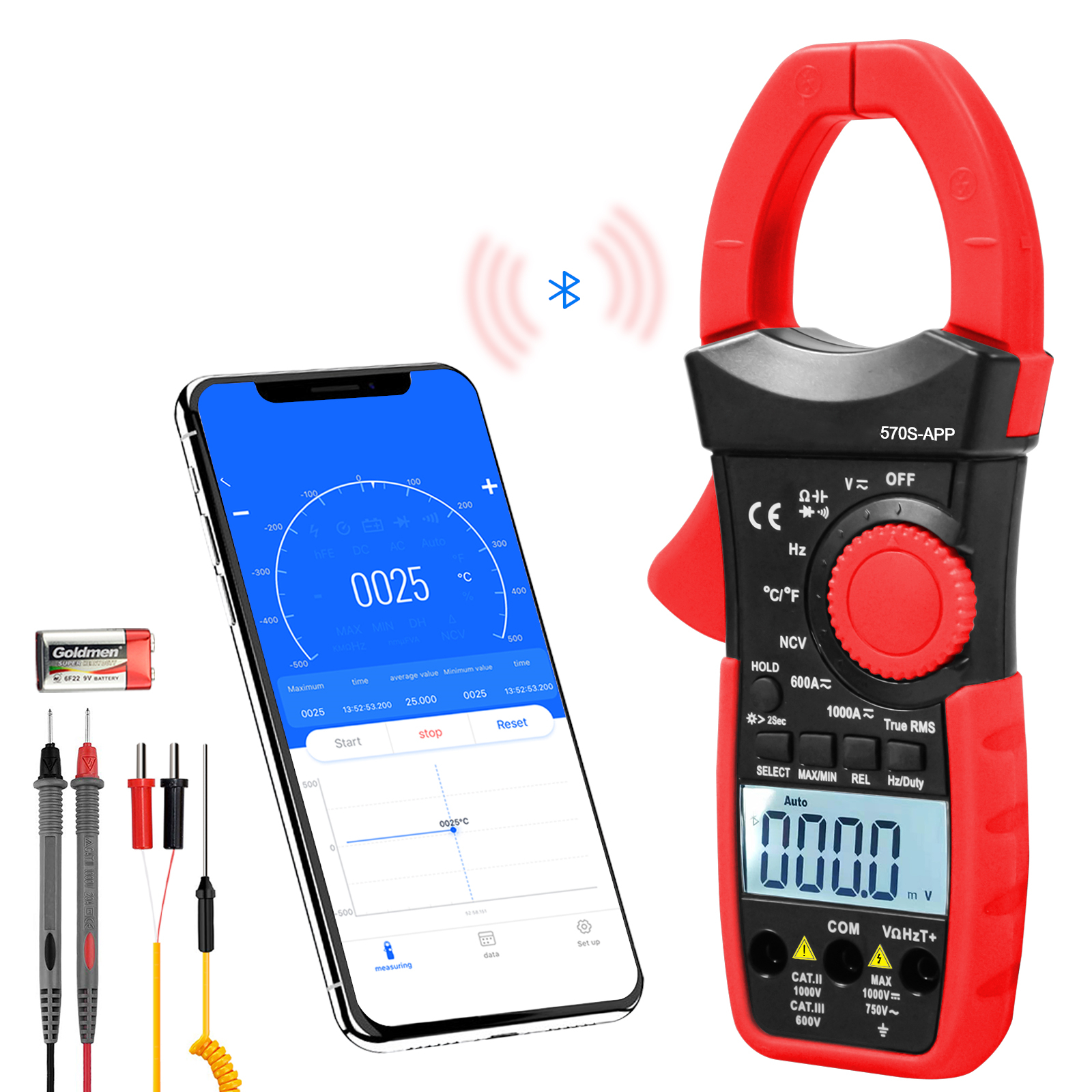 HP-570S-APP Portable 6000 Coun - огляд і ціна Multimeter Digital
