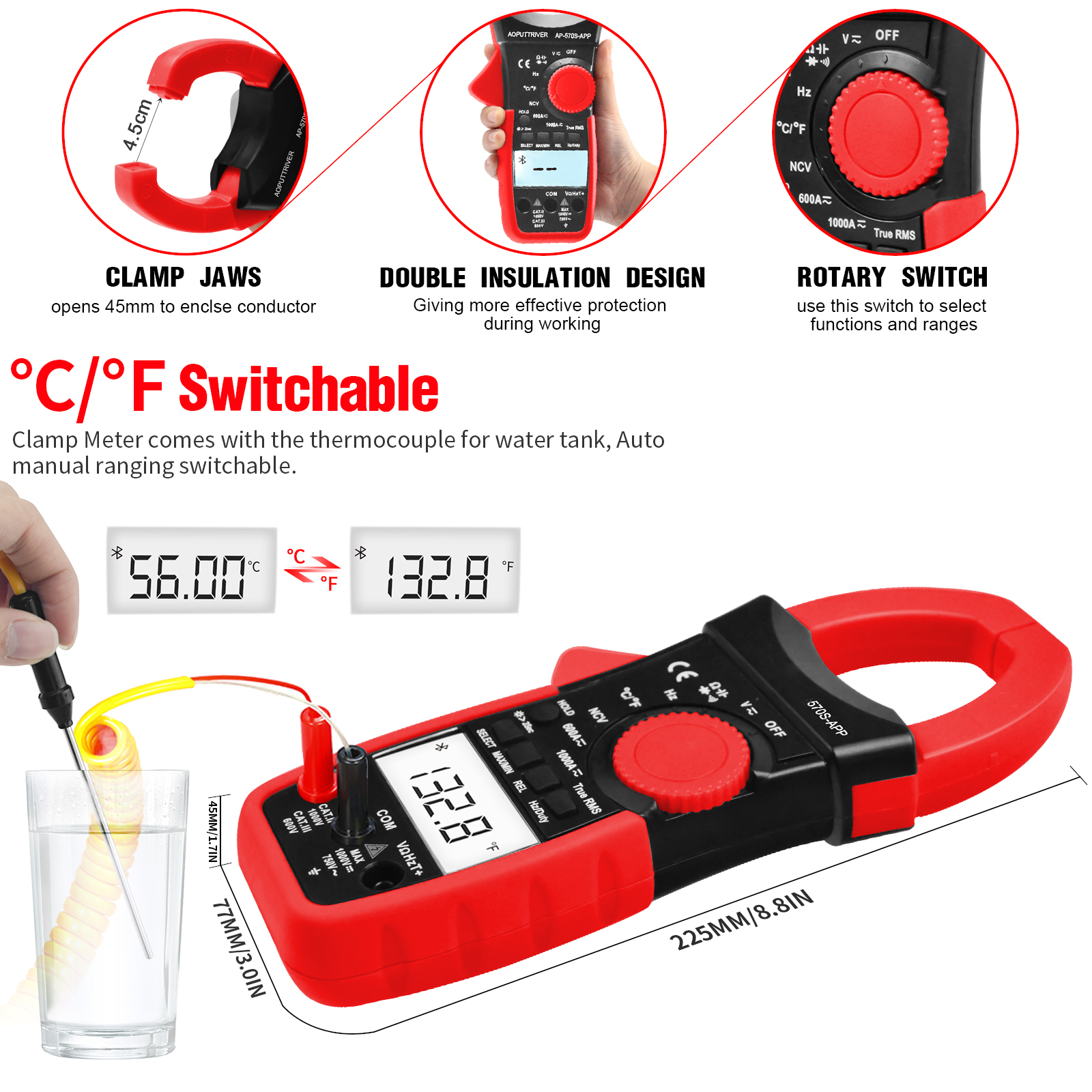 HP-570S-APP Portable 6000 Coun - огляд і ціна Multimeter Digital