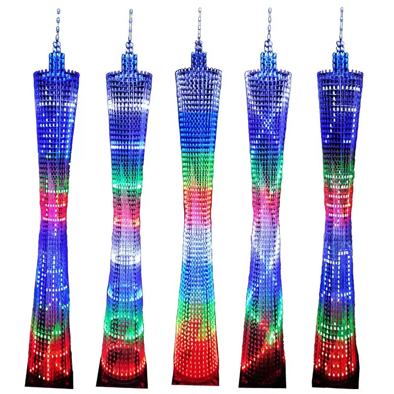 64 Layers Canton Tower DIY Ele - огляд і ціна Diy Home Electronics Projects