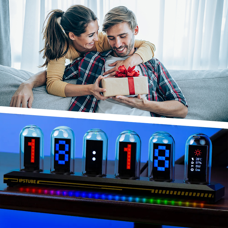 IPS Full Color Display Nixie T - огляд і ціна Diy Electronics Desk