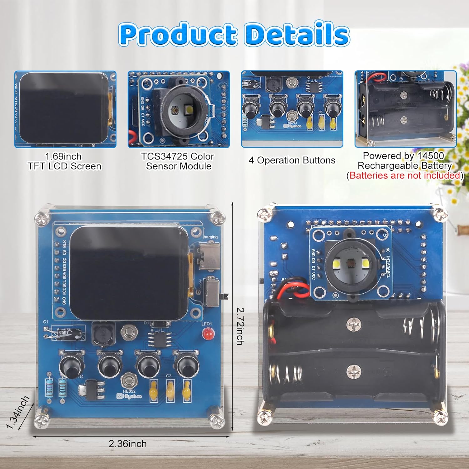 DIY Color Recognition Solderin - огляд і ціна Diy Electronics Game