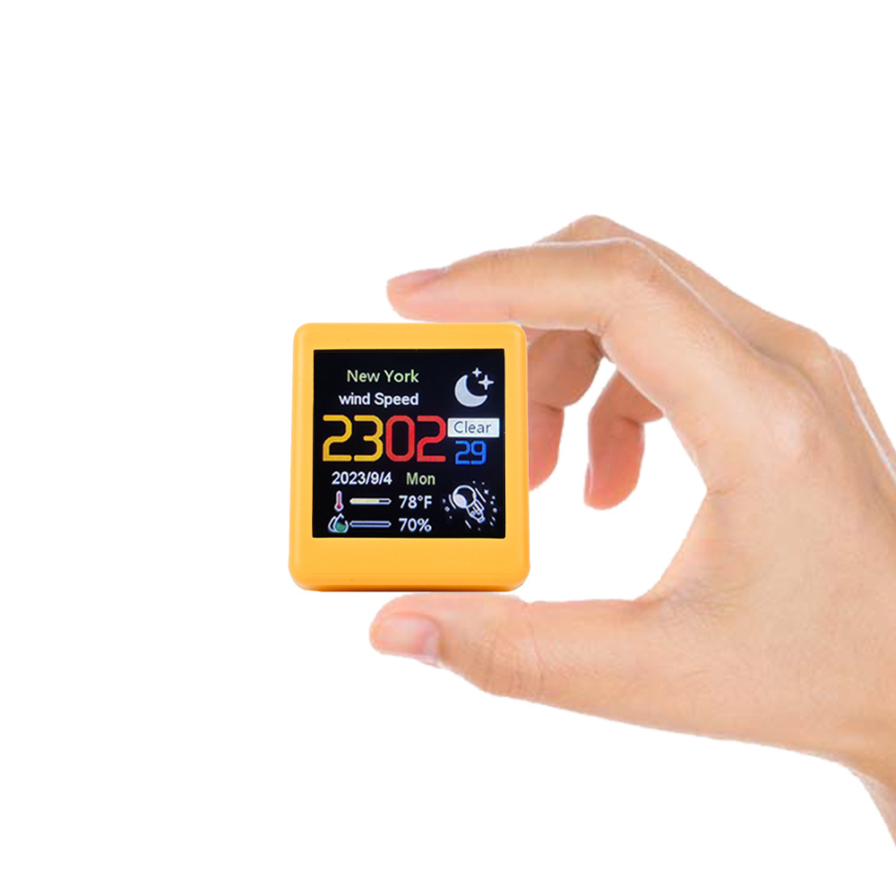 MINI Size Smart WIFI Weather F - огляд і ціна Diy Electronics Desk