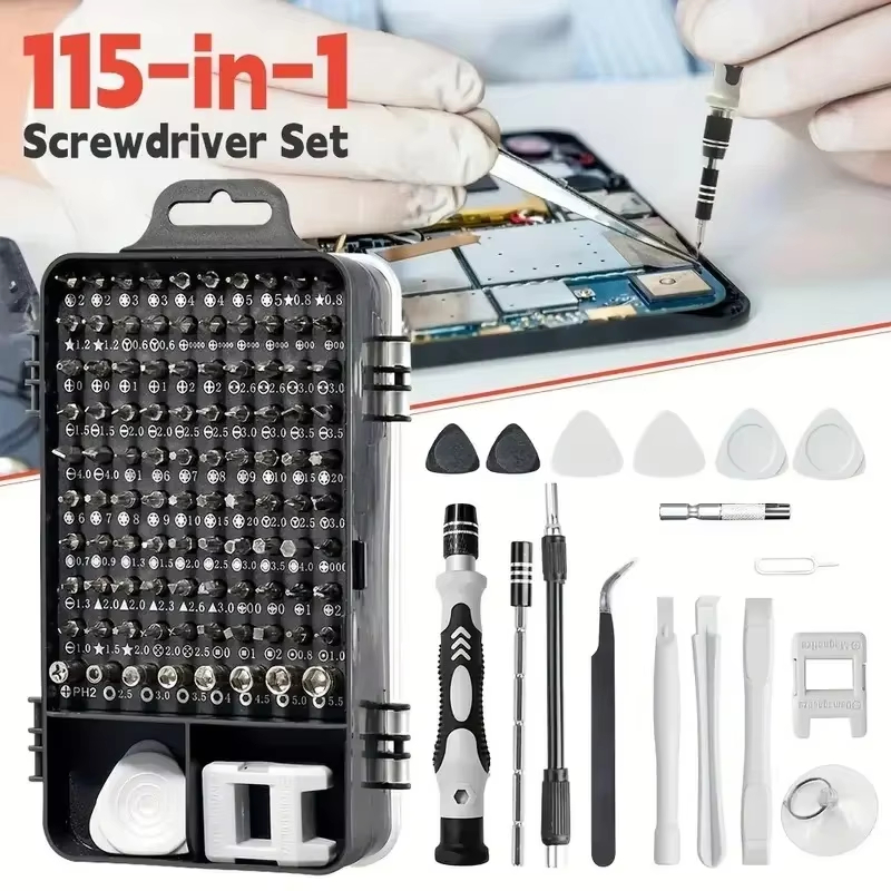 115-in-1 Precision Screwdriver - огляд і ціна Diy Home Electronics Projects